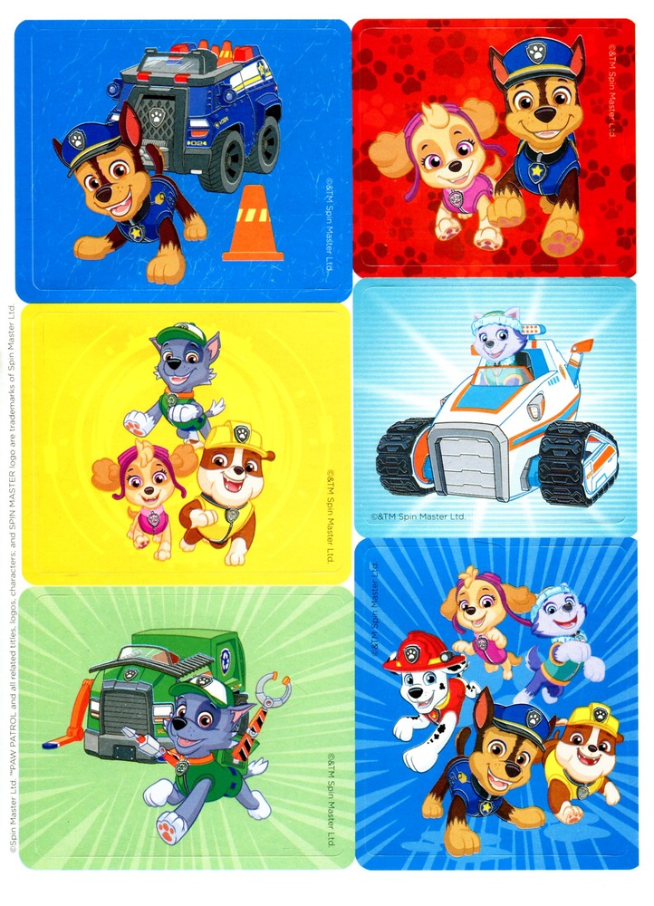 Книга Розмальовка з наклейками. ТМ "PAW Patrol" (блакитна). Фото 4