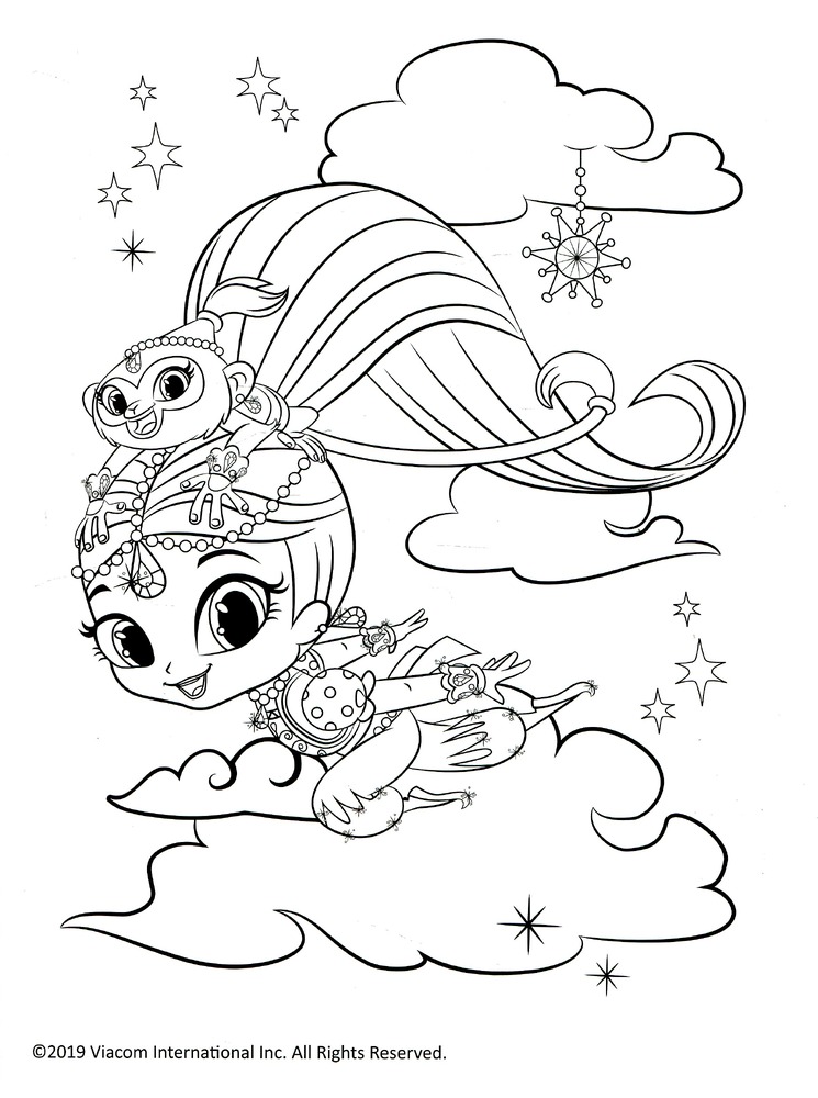 Книга Водяна розмальовка. TM "Shimmer Shine" (рожева). Фото 4