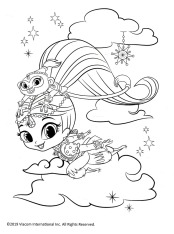 Книга Водяна розмальовка. TM "Shimmer Shine" (рожева). Фото 4