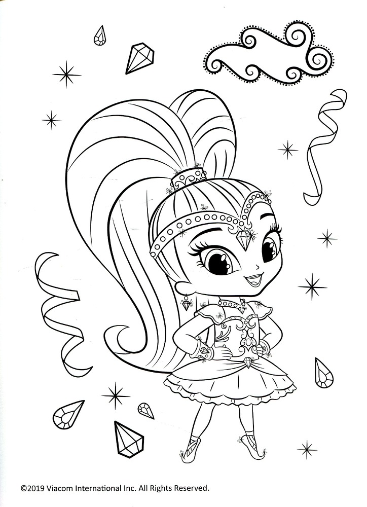 Книга Водяна розмальовка. TM "Shimmer Shine" (зелена). Фото 6