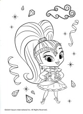 Книга Водяна розмальовка. TM "Shimmer Shine" (зелена). Фото 6