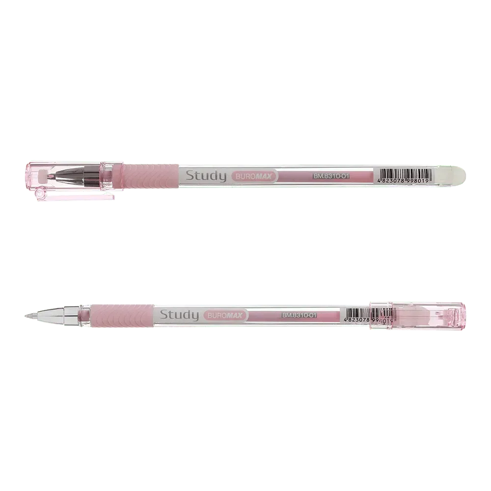 Ручка гелева Пиши-стирай Buromax Study 0.5 мм синє чорнило BM.8310-01. Фото 5