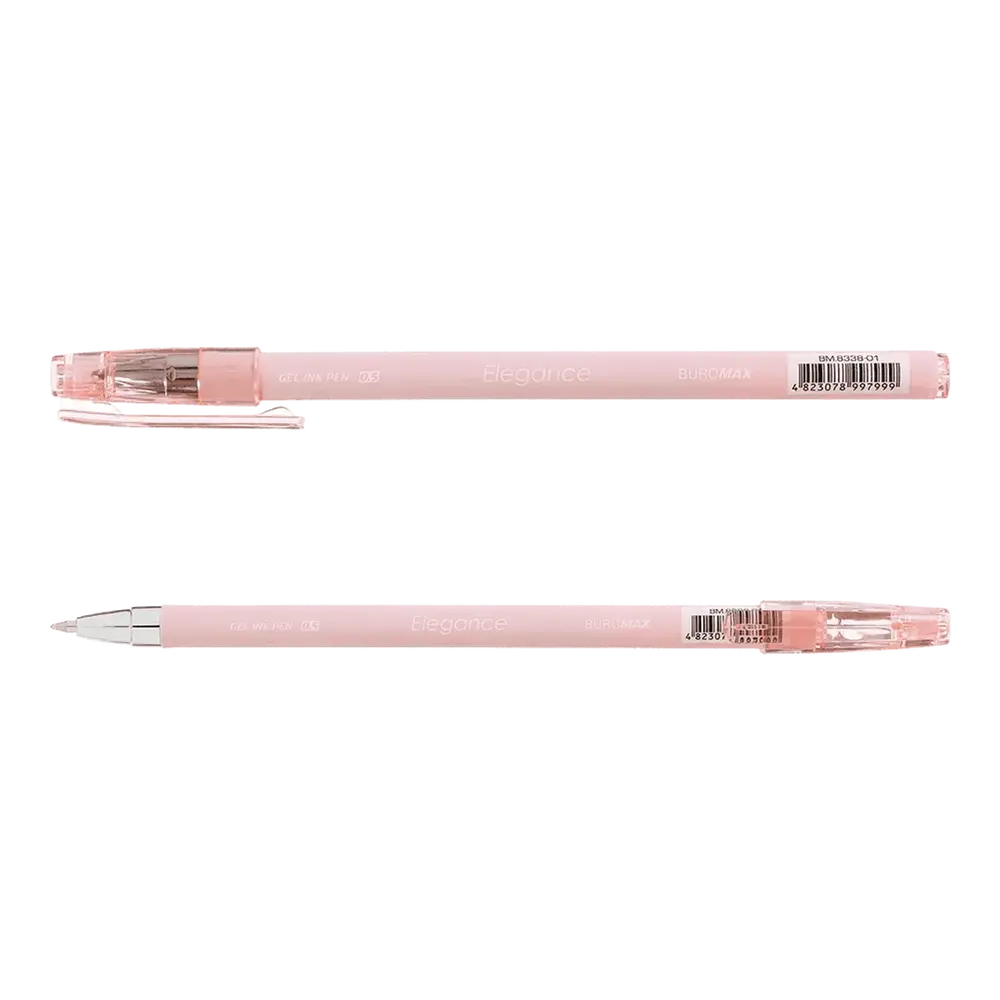 Ручка гелева Buromax Elegance 0.5 мм синє чорнило BM.8338-01. Фото 5