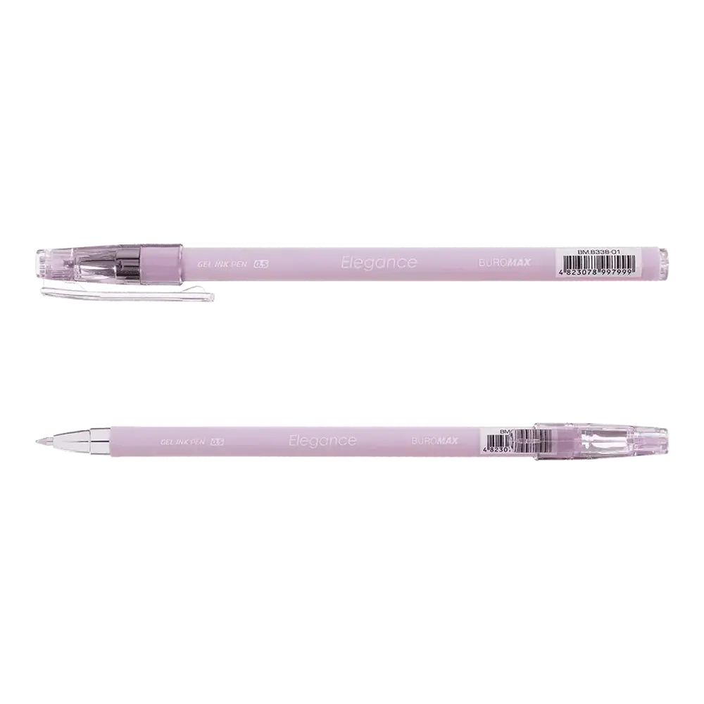 Ручка гелева Buromax Elegance 0.5 мм синє чорнило BM.8338-01. Фото 4