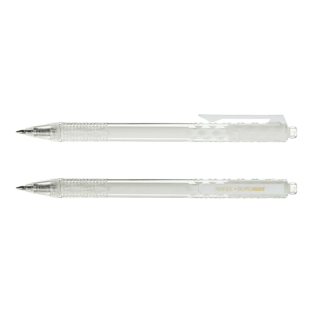 Ручка гелева автоматична Buromax Novel 0.5 мм синє чорнило BM.8372-01. Фото 4