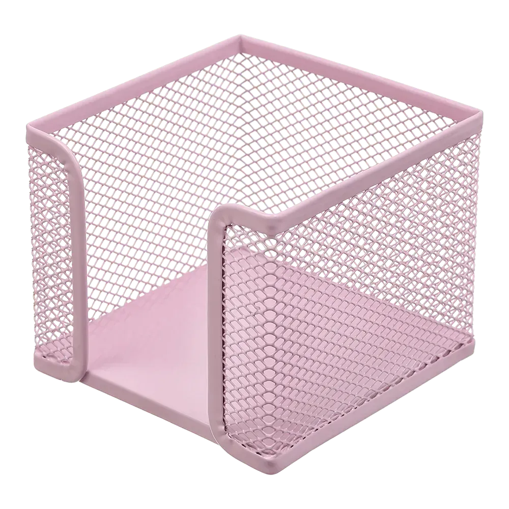 Бокс для паперу металевий Buromax Pastel рожевий BM.6215-10