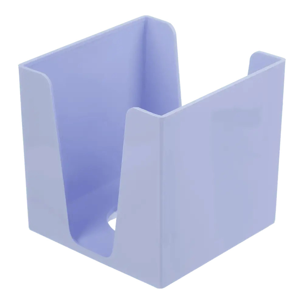 Бокс пластиковий для паперу Buromax Pastel 90x90x90 мм бузковий BM.6360-26