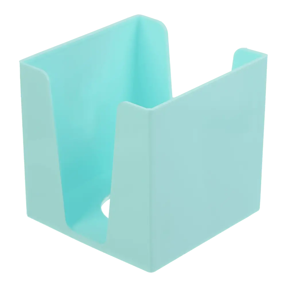Бокс пластиковий для паперу Buromax Pastel 90x90x90 мм м'ятний BM.6360-38