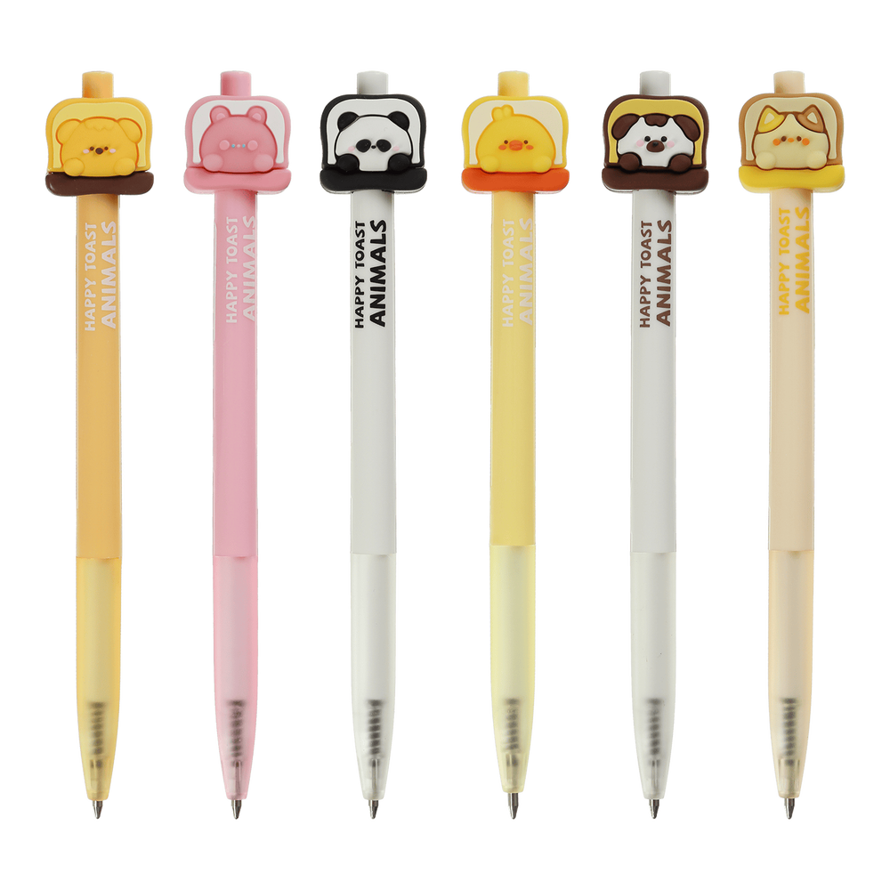 Ручка ZiBi кулькова автоматична, TOAST ANIMALS, 0,7 мм, синя ZB.2222. Фото 2