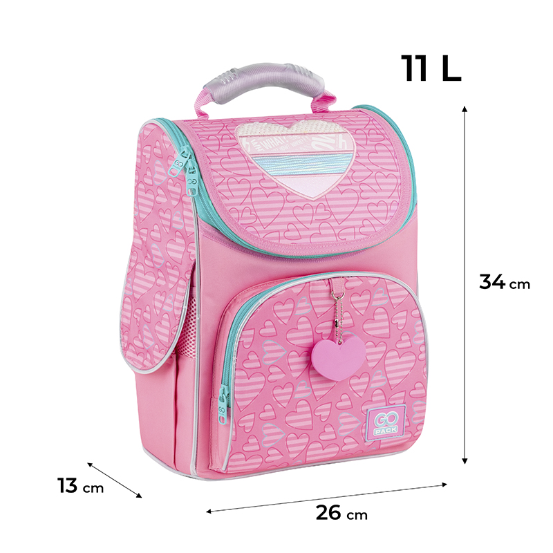 Рюкзак шкільний каркасний GoPack Education Pink Dreams GO25-5001S-1. Фото 2