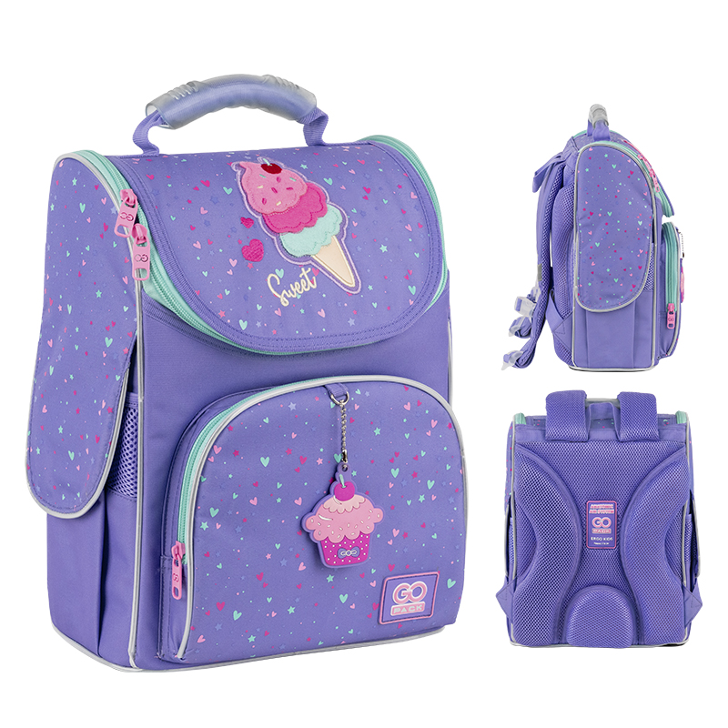 Рюкзак шкільний каркасний GoPack Education Summer Ice Cream GO25-5001S-2