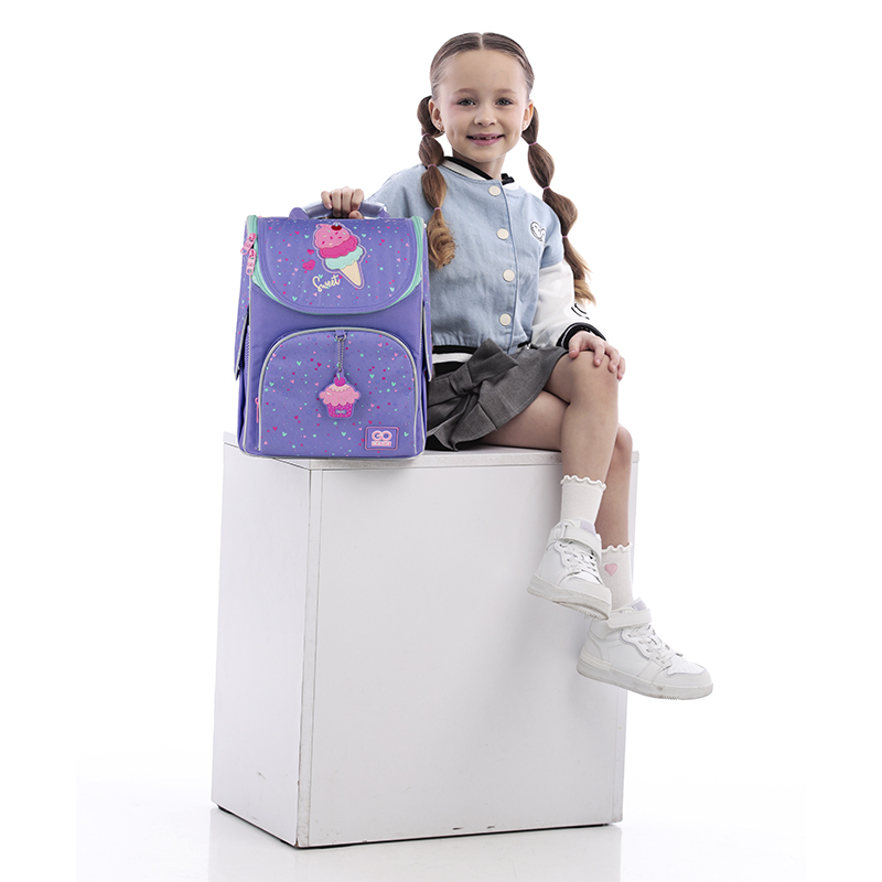 Рюкзак шкільний каркасний GoPack Education Summer Ice Cream GO25-5001S-2. Фото 16