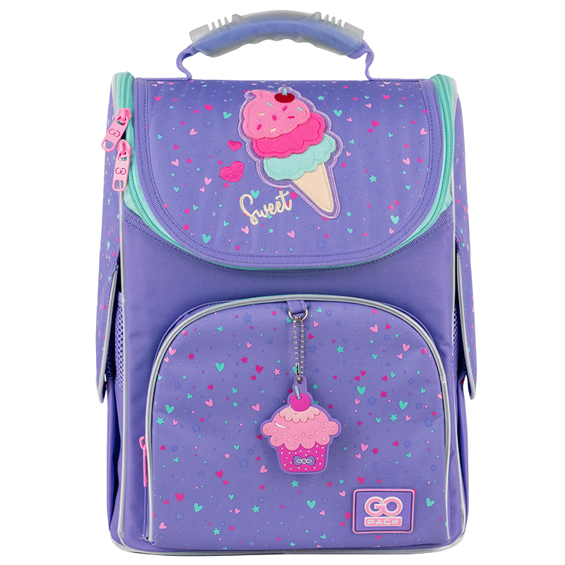Рюкзак шкільний каркасний GoPack Education Summer Ice Cream GO25-5001S-2. Фото 3