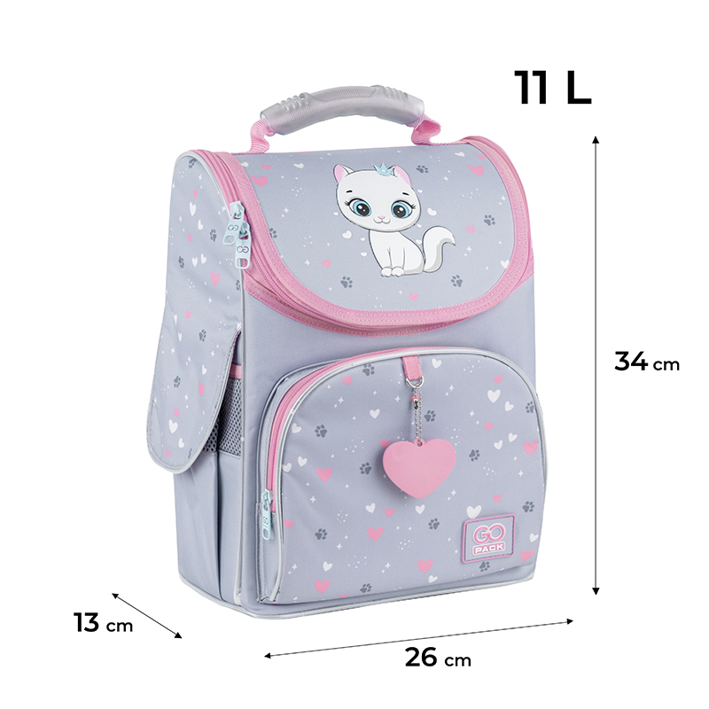 Рюкзак шкільний каркасний GoPack Education Kitten Princess GO25-5001S-3. Фото 2