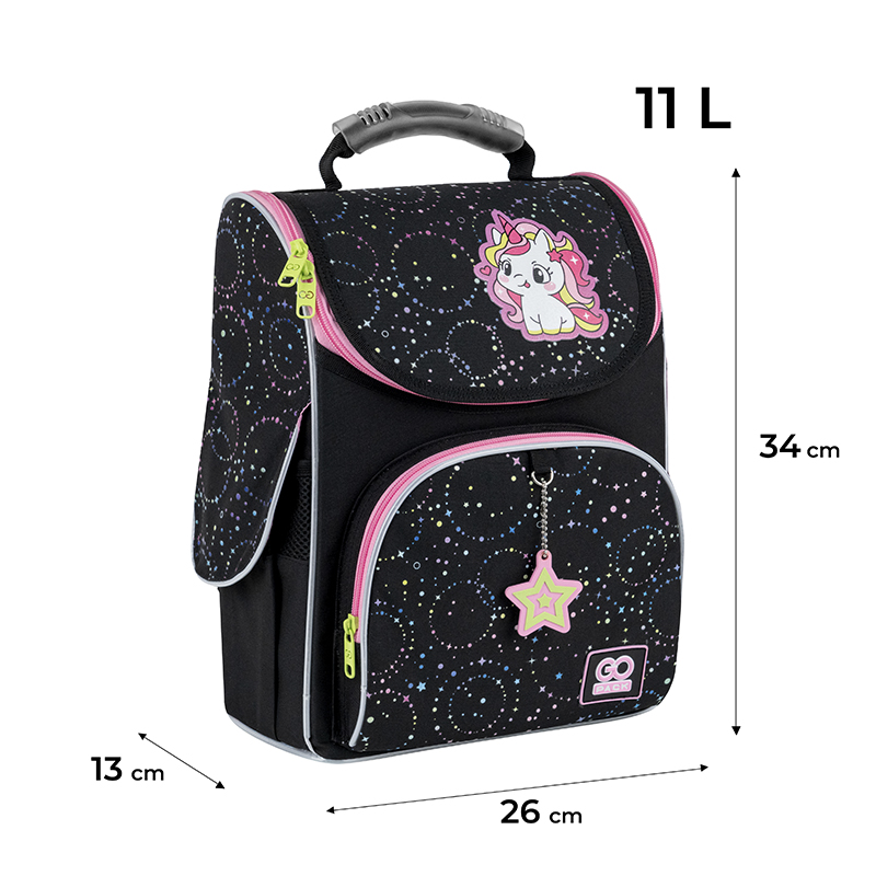 Рюкзак шкільний каркасний GoPack Education Magical Unicorn GO25-5001S-4. Фото 2