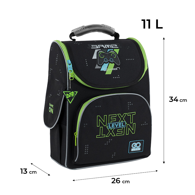 Рюкзак шкільний каркасний GoPack Education Next Level GO25-5001S-7. Фото 2