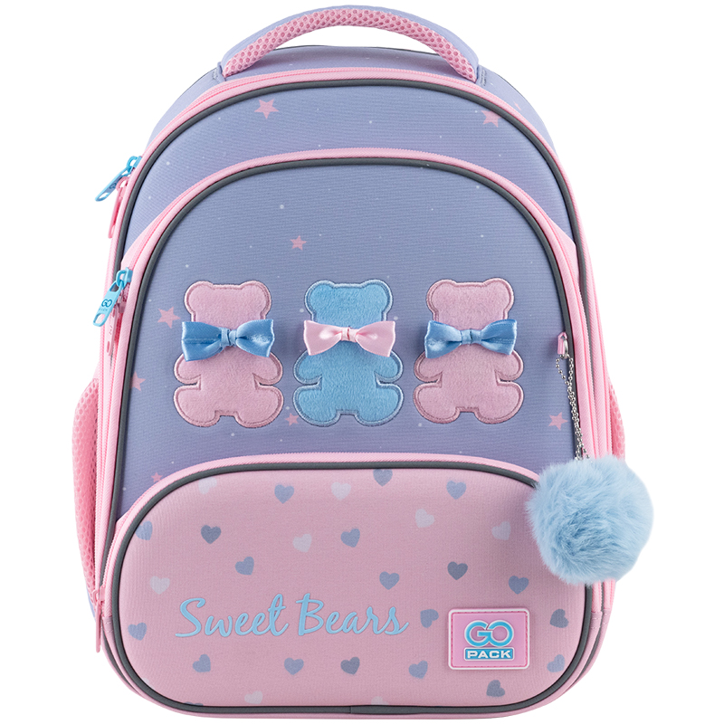Рюкзак шкільний каркасний GoPack Education Lovely Bears GO25-597M-2. Фото 3