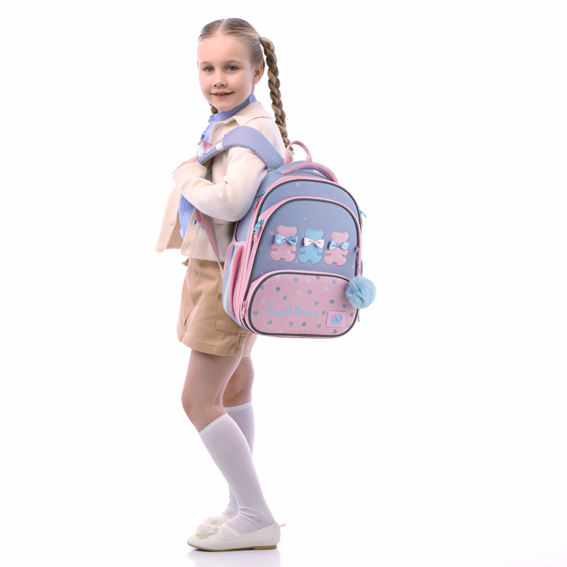 Рюкзак шкільний каркасний GoPack Education Lovely Bears GO25-597M-2. Фото 15