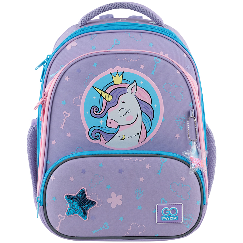 Рюкзак шкільний каркасний GoPack Education Fairytale Unicorn GO25-597M-3. Фото 3