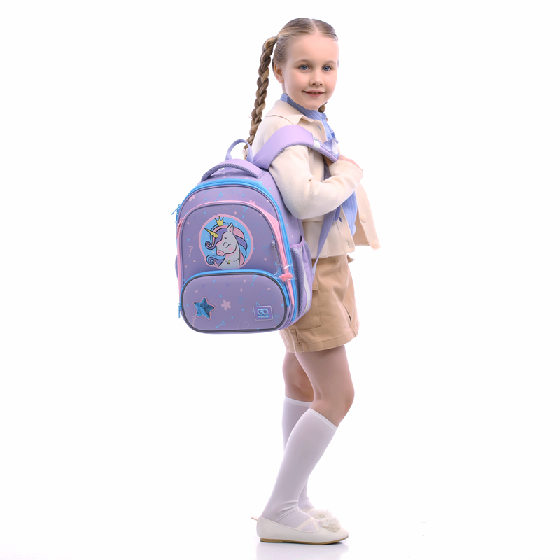 Рюкзак шкільний каркасний GoPack Education Fairytale Unicorn GO25-597M-3. Фото 16