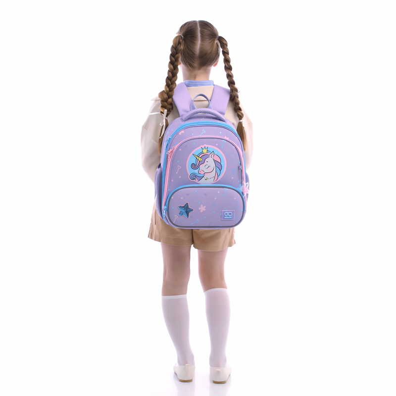 Рюкзак шкільний каркасний GoPack Education Fairytale Unicorn GO25-597M-3. Фото 17