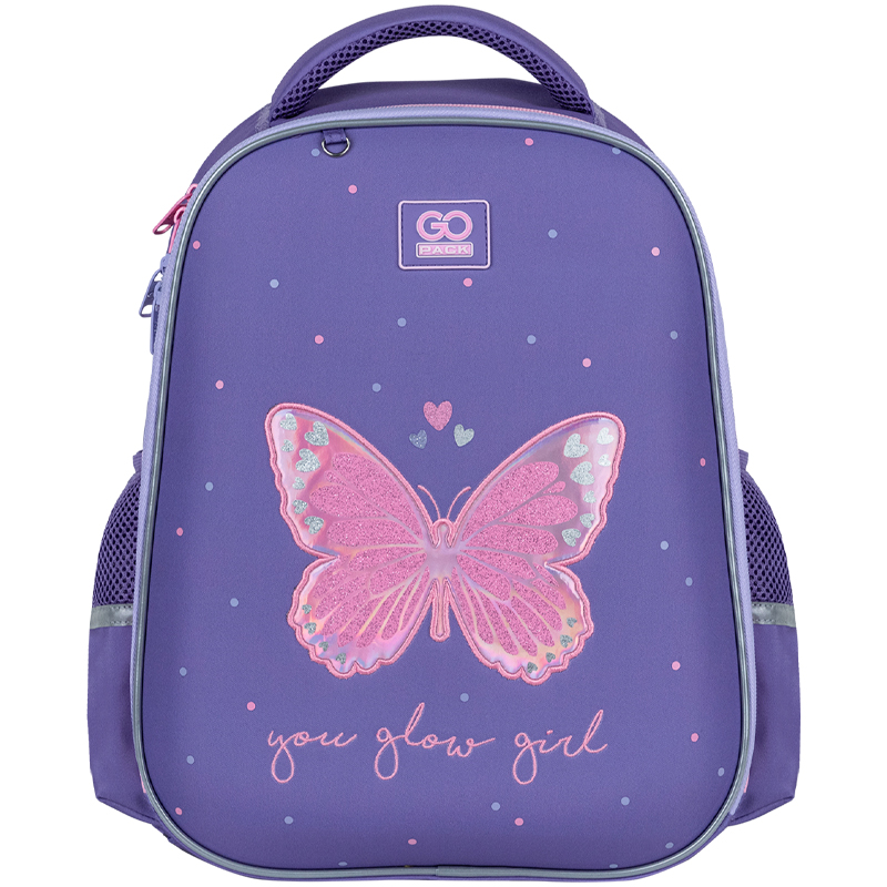 Рюкзак шкільний напівкаркасний GoPack Education Glowing GO25-165M-4. Фото 3
