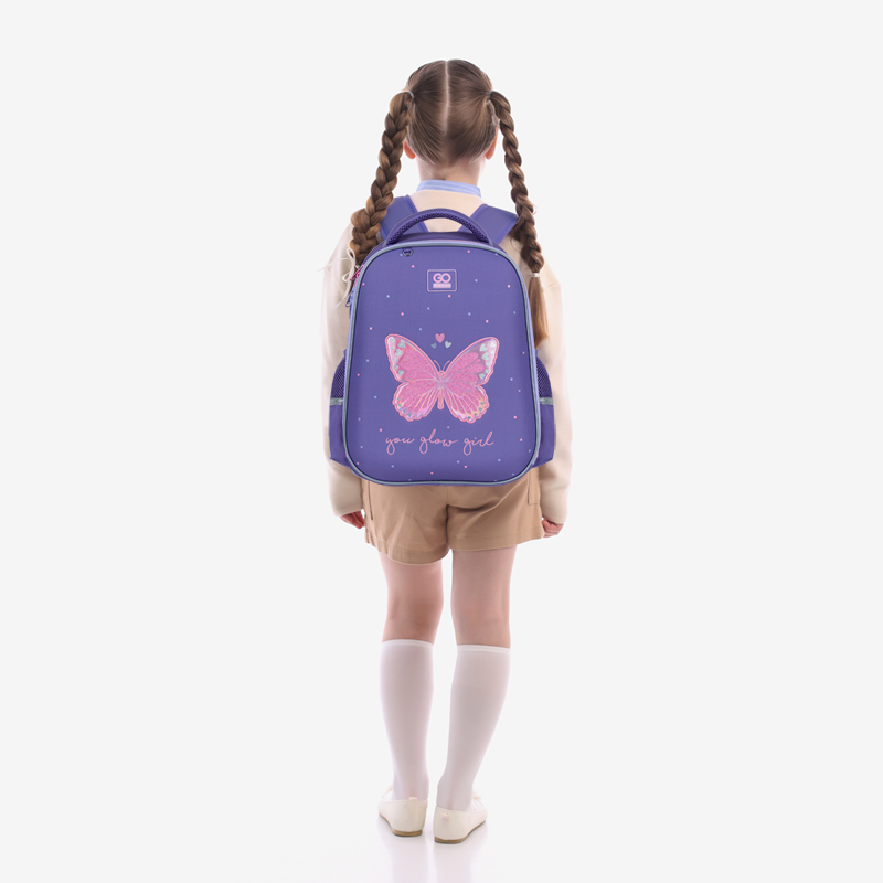 Рюкзак шкільний напівкаркасний GoPack Education Glowing GO25-165M-4. Фото 15