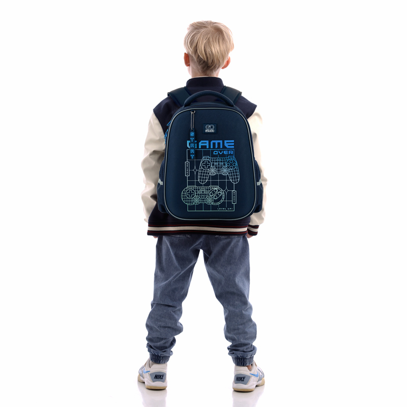 Рюкзак шкільний напівкаркасний GoPack Education Level Up GO25-165M-7. Фото 16