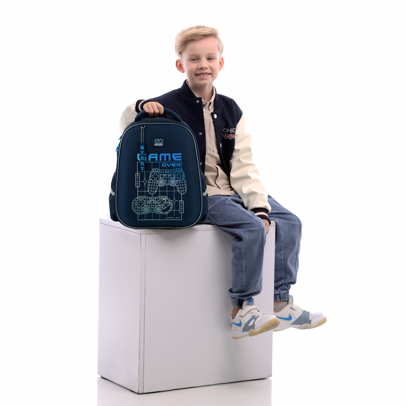 Рюкзак шкільний напівкаркасний GoPack Education Level Up GO25-165M-7. Фото 17