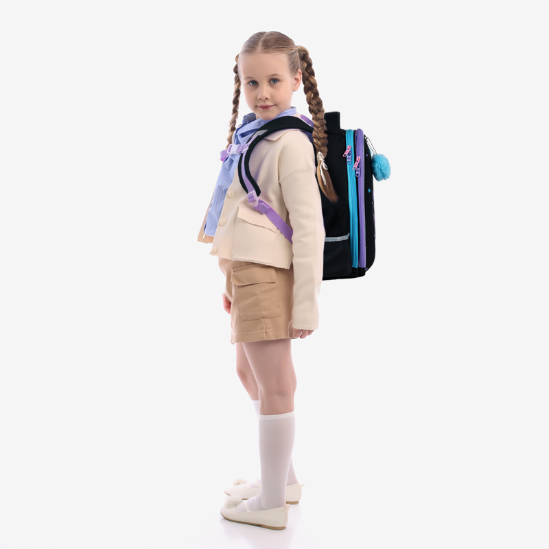 Рюкзак шкільний напівкаркасний GoPack Education Meowjestical GO25-165M-2. Фото 18