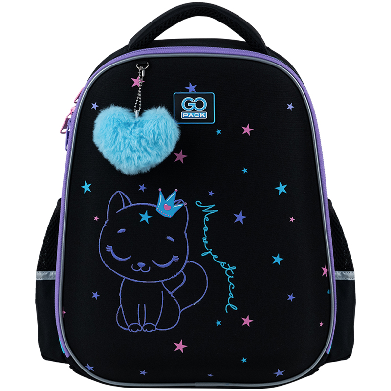 Рюкзак шкільний напівкаркасний GoPack Education Meowjestical GO25-165M-2. Фото 3