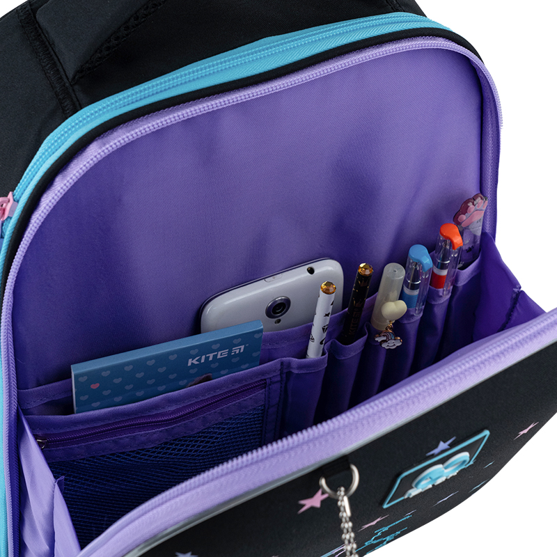 Рюкзак шкільний напівкаркасний GoPack Education Meowjestical GO25-165M-2. Фото 10