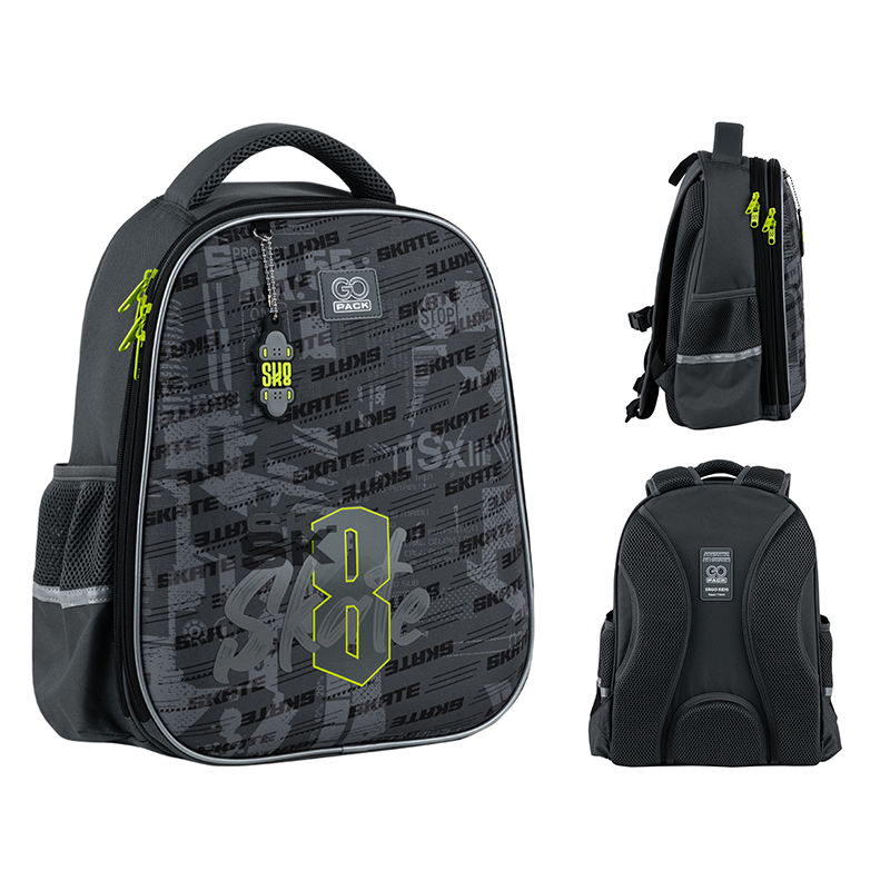 Рюкзак шкільний напівкаркасний GoPack Education Skate GO25-165M-8