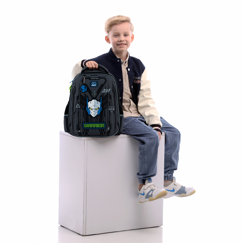 Рюкзак шкільний напівкаркасний GoPack Education Warrior GO25-165M-6. Фото 17
