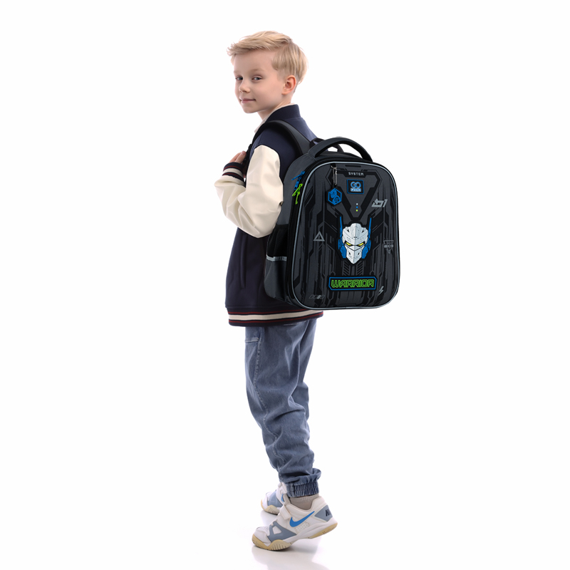 Рюкзак шкільний напівкаркасний GoPack Education Warrior GO25-165M-6. Фото 15