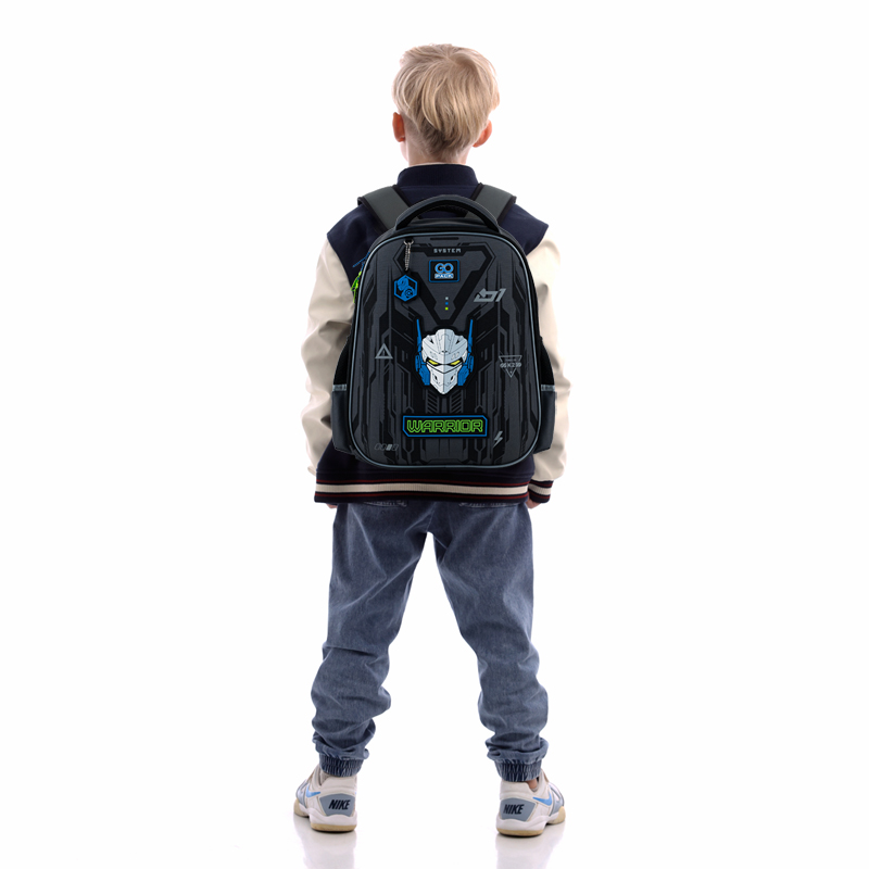 Рюкзак шкільний напівкаркасний GoPack Education Warrior GO25-165M-6. Фото 16