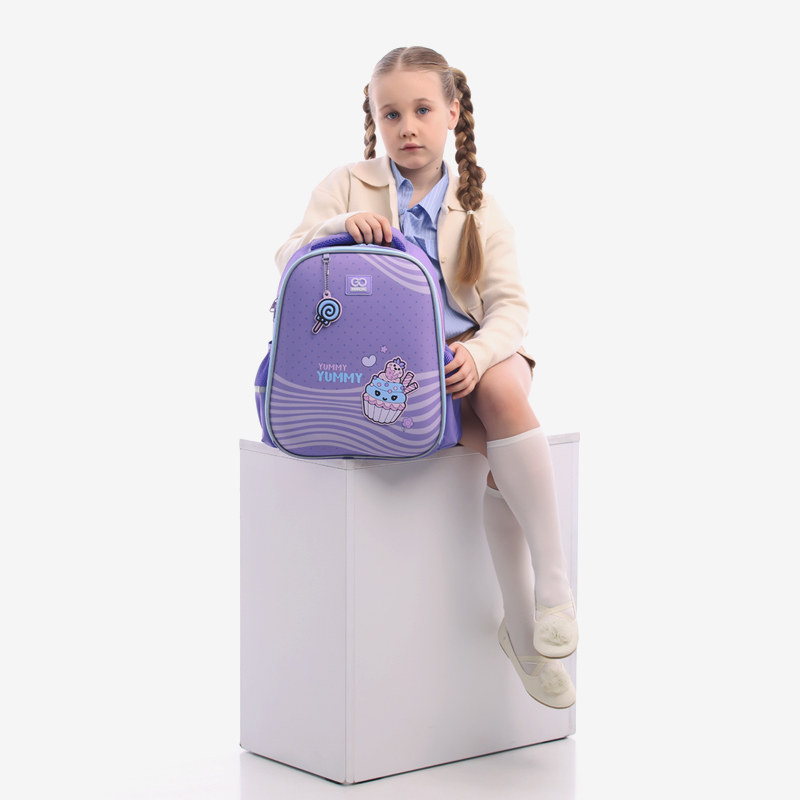Рюкзак шкільний напівкаркасний GoPack Education Yummy GO25-165M-3. Фото 17