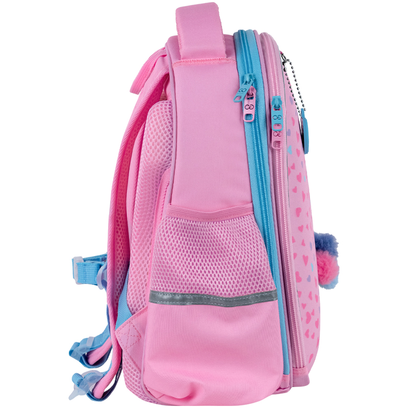 Рюкзак шкільний напівкаркасний GoPack Education Fluffy Kitten GO25-165S-2. Фото 4