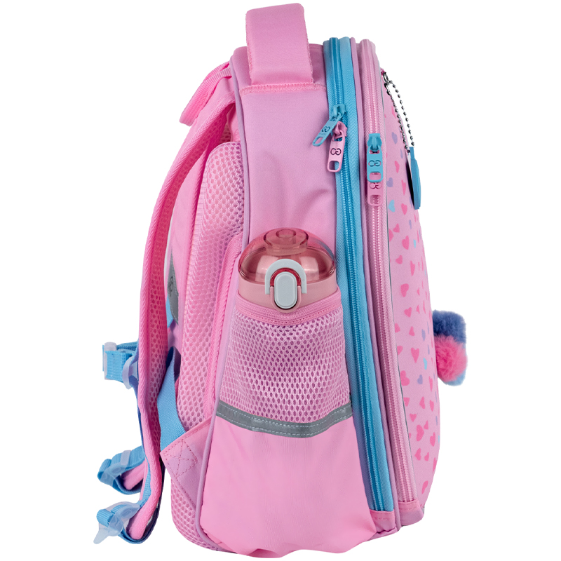 Рюкзак шкільний напівкаркасний GoPack Education Fluffy Kitten GO25-165S-2. Фото 5