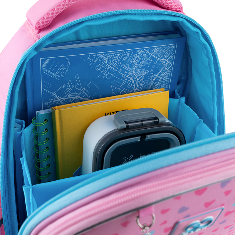 Рюкзак шкільний напівкаркасний GoPack Education Fluffy Kitten GO25-165S-2. Фото 12