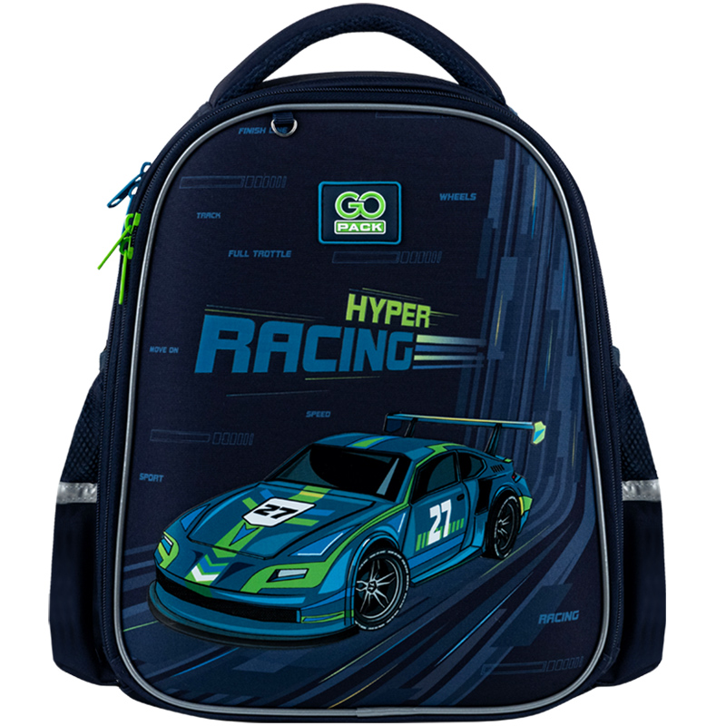 Рюкзак шкільний напівкаркасний GoPack Education Speedway GO25-165S-4. Фото 3