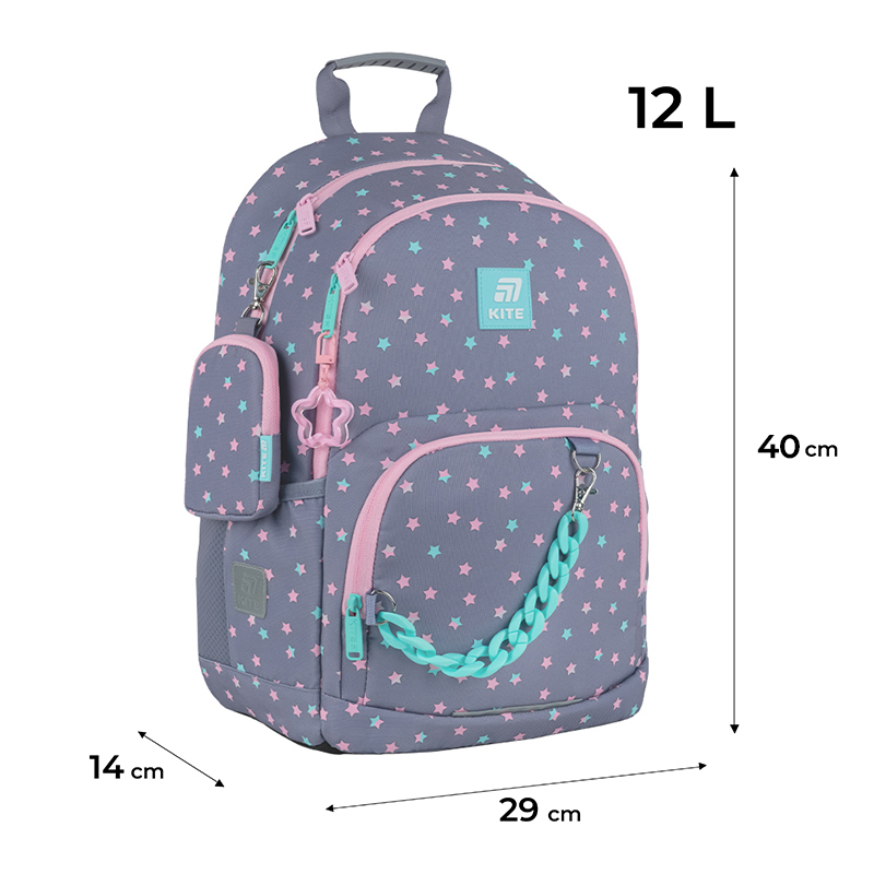 Рюкзак шкільний Kite Education Kawaii Stars K25-585M-2. Фото 2