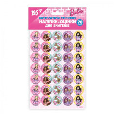 Наліпки-оцінки Yes Barbie круглі 955388