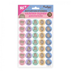 Наліпки-оцінки Yes Pusheen круглі 955396