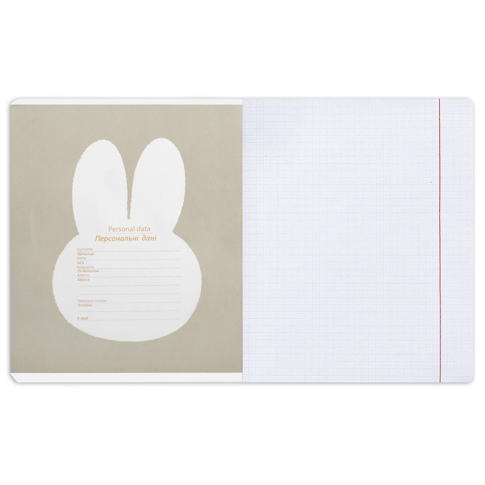 Зошит шкільний YES Gold Miffy А5 24 аркушів клітинка 767537. Фото 12