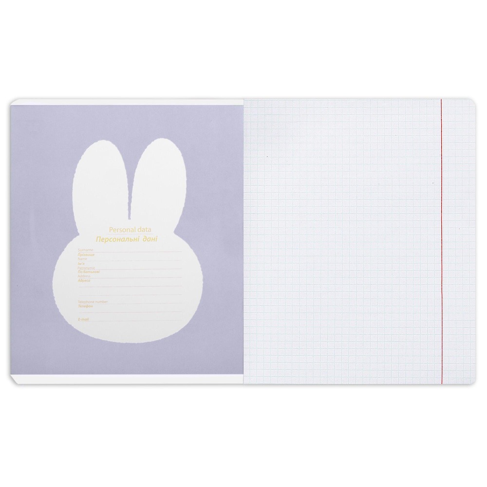 Зошит шкільний YES Gold Miffy А5 24 аркушів клітинка 767537. Фото 9