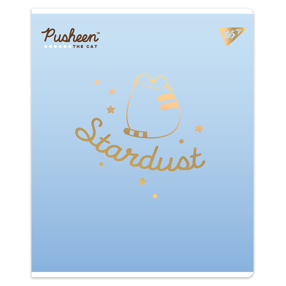 Зошит шкільний YES Goldstar Pusheen А5 24 аркушів клітинка 767538. Фото 4