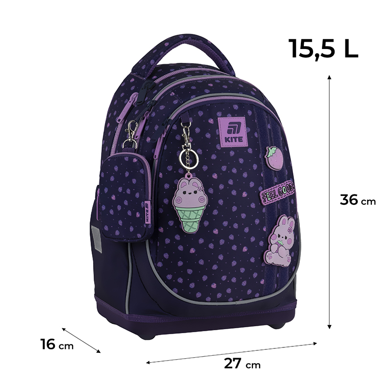 Рюкзак шкільний Kite Education Feel Good K25-724S-1. Фото 2