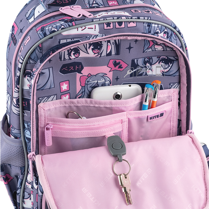 Рюкзак шкільний Kite Education Anime Girl K25-773M-5. Фото 13