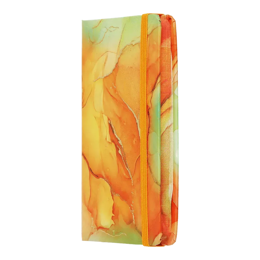 Записна книга Buromax Marble A5 80 аркушів в клітинку помаранчева BM.256101-11. Фото 2